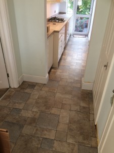 Laminate flooring installation